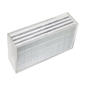 Caja de Mahjong de acrílico, estuche de almacenamiento portátil transparente para juegos de Mahjong americano con cierre magnético, logotipo personalizable - Product Image 3