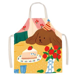 Delantal de algodón de alta calidad HOSHOM con el último diseño y logotipo personalizado 2025 por delantal de cocina de fabricación líder - Product Image 4