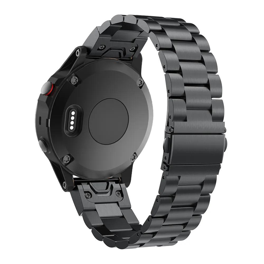 Bracelet de montre à chaîne en acier inoxydable pour Garmin Fenix 5X