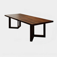 Nouvel ensemble de table et de chaises à thé en bois de noyer massif de style chinois, meubles multifonctionnels pour bureau et salon, modèle Aika0608