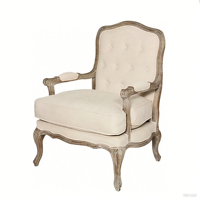 Fauteuil et canapé de loisirs en bois de style antique moderne de haute qualité, vente en gros d'usine, pour salon et hôtel
