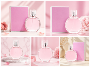 Profumo Floreale Rosa per Donne, Fragranza Fresca e Duratura, Elegante Flacone in Vetro Rotondo, Confezione Regalo, Eau De Parfum Intenso - Product Image 3
