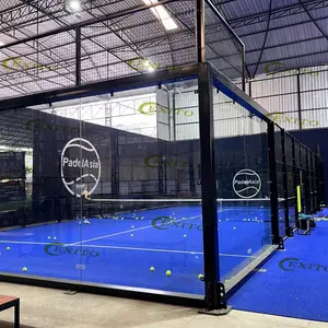 EXITO Manufacturing Factory Outdoor Sports Good Price Panoramic Paddle Excellent View Tennis Court