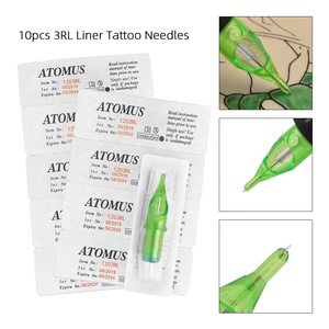 Máquina de tatuaje rotativa, delineador de sombreado, surtido de tatuaje, tubo de agarre, Kit de pistola, Cartucho de tatuaje, agujas, suministro de herramienta de maquillaje permanente - Product Image 3