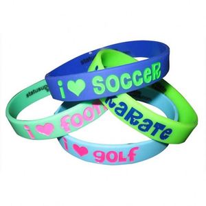 Custom Your Own Logo Fashion <b>Rubber</b> OEM <b>Silicone</b> Bracelets Wristband for Gifts - Product Image 4