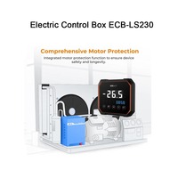 Système de contrôle de température pour armoire électrique Elitech ECB-LS230 380V 5HP, pour chambre froide multifonctionnelle 220V 5~25HP
