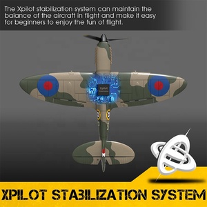 Avión RC Volantex <span class=keywords><strong>Spitfire</strong></span> 4CH XPilot con Estabilización RTF, Envergadura de 400 mm, con Alerón, Espuma EPP, Control Remoto y Giroscopio - Product Image 4