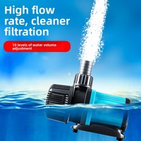 Pompe à courant continu à fréquence variable Chuangning 13W-25W, débit élevé, ultra silencieuse, écologique, en plastique, double usage, submersible, pour aquarium, réservoir de récif