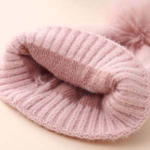 Gorro de Invierno para Bebés, Gorro de Punto con Pompón, Moda 2023, Unisex, Liso, para Niños de 0 a 12 Meses, Gorro Deportivo, Turbante, Moda WH - Product Image 6