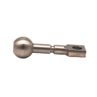 ISO9001 China fabricante Cnc torneado fresado piezas Cnc mecanizado 5 ejes Cnc torneado SUS cabeza de bola eje Metal repuestos
