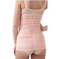 Ceinture de soutien post-partum 3-en-1 pour la récupération abdominale : Bande de compression ventrale, ceinture abdominale et pelvienne post-partum