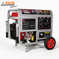 Générateur à essence ZUJI 15000E 8,5 kW, démarrage électrique, moteur en cuivre pur, puissance nominale 8,5 kW, puissance maximale 10 kW, moteur portable, réservoir de carburant de 20 L