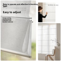 Store occultant en chanvre de style médiéval, rideau occultant pour chambre et balcon, voilage intelligent personnalisable, pare-soleil motorisé, store de style Song