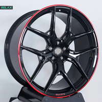Jantes de voiture monobloc Relax Tech Factory Direct Lotus Exige V6 Jantes forgées Noir satiné 4*100 4*110 4*114.3 Jantes de voiture