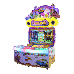 เครื่องเล่นเกมอาร์เคดแบบอินเทอร์แอคทีฟสำหรับเด็ก 3 ผู้เล่น Crazy City รุ่นยอดนิยม ใช้เหรียญแลกของรางวัล เหมาะสำหรับศูนย์รวมความบันเทิง - Product Image 2
