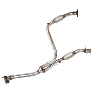 Auspuff anlage Universal Y-Rohr Edelstahl Y-Rohr Adapter 3 "Single 2.75" Anschluss für Katalysator - Product Image 4