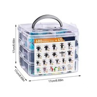 Nouveau kit de réparation de clips et attaches en plastique PP pour voiture, 680 pièces, type poussoir