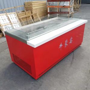 Vitrine réfrigérée double température sans givre pour langue <span class=keywords><strong>de</strong></span> <span class=keywords><strong>canard</strong></span> fumée, haricots noirs fermentés, surgelés, rivière <span class=keywords><strong>de</strong></span> Shanghai - Product Image 2