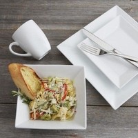 Vaisselle en verre opale, ensembles de vaisselle contemporains, écologiques, bols et assiettes pour salade, soupe, pâtes, nouilles, fruits, résistants à la chaleur
