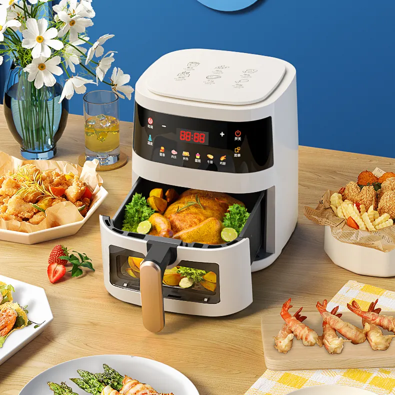 Küchenutensilien Luft-Tieftreibgerät Elektrofen Toaster Lcd-Anzeige Frygerät Freidora De Aire Nin Ja Luft-Frygerät