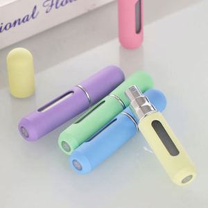 <b>Mini</b> Cute Travel-Sized 5Ml Aluminum Refillable Perfume Atomizer <b>Spray</b> <b>Bottle</b> With Custom Color for Personal Care - Product Image 2