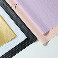 Film d'emballage pour fleurs SINOWRAP, imprimé lettres anglaises irisées, papier BOPP imperméable pour bouquets, emballage cadeau floral