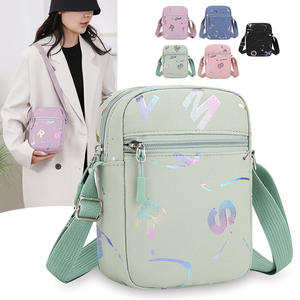 New Women's Crossbody <b>Bag</b> Vertical Square Zipper Closure Portable Lightweight Everyday Use <b>Summer</b> 2025 YZ1373 - Product Image 1