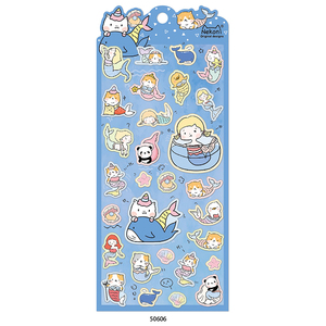 Nekoni 3D lindo Kawaii <span class=keywords><strong>dibujos</strong></span> <span class=keywords><strong>animados</strong></span> cerdo hinchado pegatinas decorativas estéticas calcomanías para animales pegatinas de espuma - Product Image 1