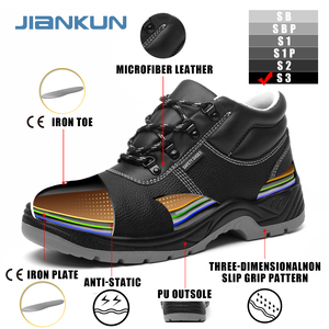 Zapatos de Seguridad para Hombre Directo de Fábrica JIANKUN, Calzado de Trabajo Antigolpes con Puntera de Acero y Anti-Perforación con Placa de Hierro, <span class=keywords><strong>Zapatillas</strong></span> de Bajo Precio para Hombre Invierno - Product Image 3