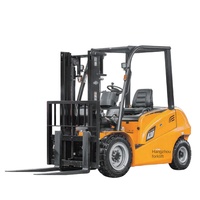 Forklift Listrik Hangcha 2 Ton Empat Roda Sistem Counterbalance dengan Baterai Lithium-ion dan Lead-acid