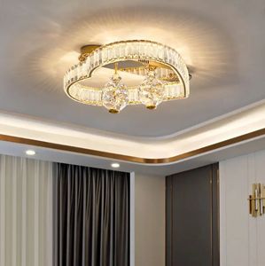Luz LED de montaje en techo de cristal de lujo moderno, nuevo estilo, forma de amor para decoración para sala de estar, IP44, oficina en casa, adecuada - Product Image 2