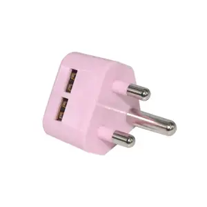 5V2.1A黄色IEC GB标准南非双USB壁式充电器电源适配器输出5V 1000mA 2100mA