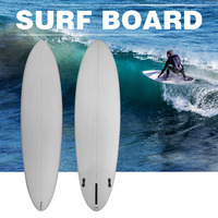 Planche de surf OEM mi-longue en fibre de verre mousse EPS avec palmes de surf pour planche de surf