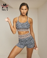 Yoga-Bekleidungshersteller Maßgeschneiderte Schnelltrocknende Dehnbare Fitnesskleidung Nahtlose Pilates-Kleidung Damen Yoga-Shorts-Set
