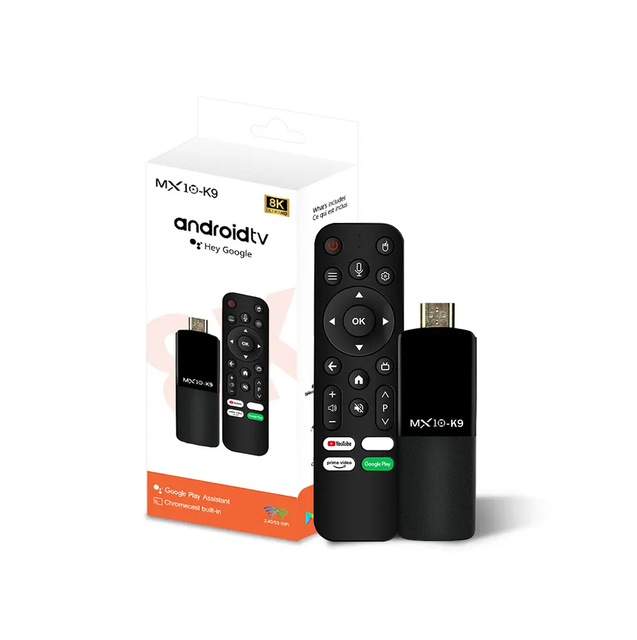 MX10 K9 WI-FI 6 Android 13 TV Box 2.4/5g Dual Wifi Support 8K Decode Display Set Top Box