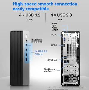 Anfitrião do computador Desktop 14ª geração I5-14500 16g 512G + 1T H P War66 - Product Image 4