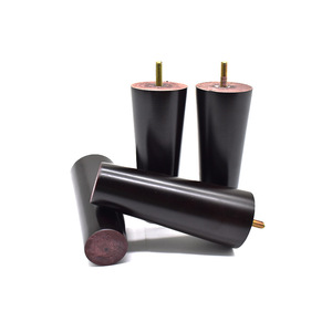 Patas de madera maciza para muebles, patas de sofá, patas de madera de caucho, patas para mueble de TV, accesorios para patas de muebles, patas redondas de madera maciza al por mayor - Product Image 2