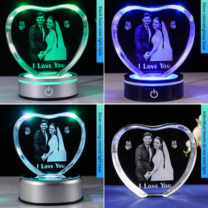 Décoration lumineuse en cristal d'amour sculpté <span class=keywords><strong>cadeau</strong></span> <span class=keywords><strong>de</strong></span> vacances <span class=keywords><strong>cadeau</strong></span> d'anniversaire <span class=keywords><strong>de</strong></span> <span class=keywords><strong>mariage</strong></span> Saint Valentin - Product Image 2