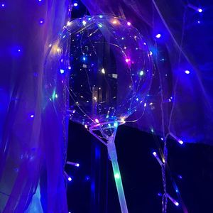 Wholesale Bobo Ballon 18/20/24/32 Inches Light LED Helium-Filled Sticker Halloween Graduation Diwali Party Mother's Day - Product Image 4