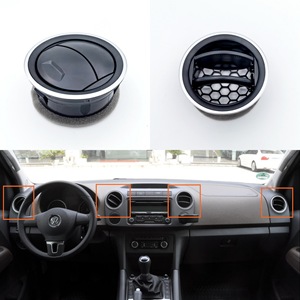 Rejilla de Ventilación del Aire Acondicionado para Volkswagen Amarok 2H0819703F, Clip de Plástico con Acabado Plateado - Product Image 3