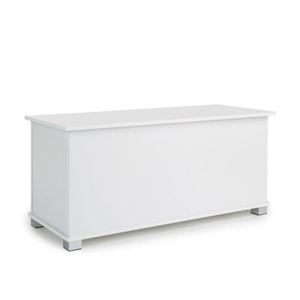 Boîte de literie blanche Boîte de couverture Boîte à serviettes Grand <span class=keywords><strong>coffre</strong></span> de rangement <span class=keywords><strong>ottoman</strong></span> en bois - Product Image 6