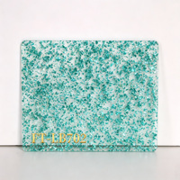 Feuille acrylique en paillettes éclatantes, épaisse, 3 mm, pour découpe laser