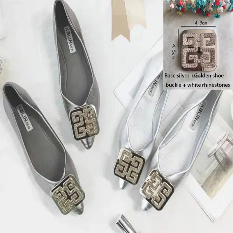 Accessori de Decorazione de metallo de calzado de adorno de zapatos de mujer baratos