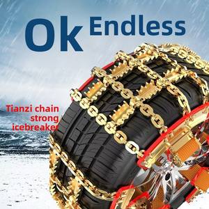 Chaînes antidérapantes originales du fabricant MingTai pour voitures, SUV et camions. Chaînes universelles en acier au manganèse forgé pour applications difficiles - Product Image 5