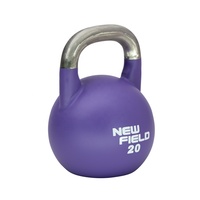 Kettlebells de compétition Shandong 20 kg pour la gym, poignée polie à la main, équipement d'entraînement de force pour athlètes compétitifs