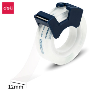 Deli Correction Tape 12mm 25Y Transparent High Adhesion With Cutter Office Stationery Tape - Product Image 1