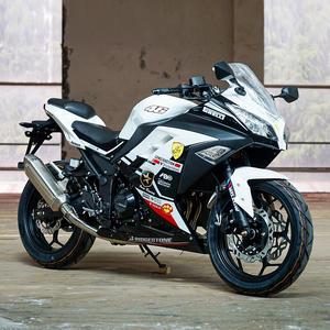 Moto double cylindre 400cc sans balais, réplique Ninja Horizon, moto de course sur route pour adultes, véhicule complet, peut être immatriculé - Product Image 5