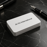 Cartes de visite professionnelles personnalisées en papier épais avec impression offset, faible quantité minimale de commande (MOQ), pour l'introduction des entreprises