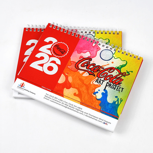 2026 Custom 12 Monthly Planner Cheap Promotional Printing Business Calendar Table Calendar Desk Calendar for Company