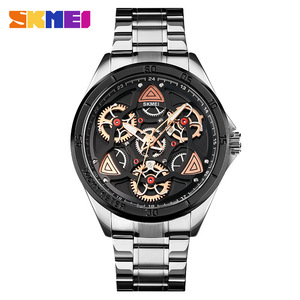 นาฬิกาข้อมือผู้ชาย Skmei <span class=keywords><strong>1678</strong></span> คุณภาพสูง ดีไซน์สปอร์ตแฟชั่น ระบบควอตซ์ กันน้ำ หน้าปัดกระจกโลหะผสม - Product Image 4
